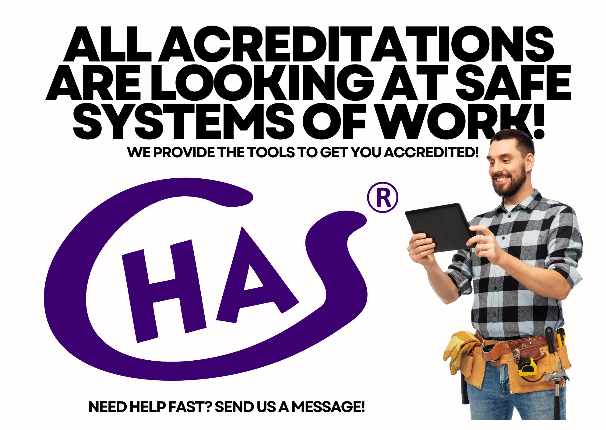 Get CHAS accreditation fast with Safety Hangar Health and Safety Software