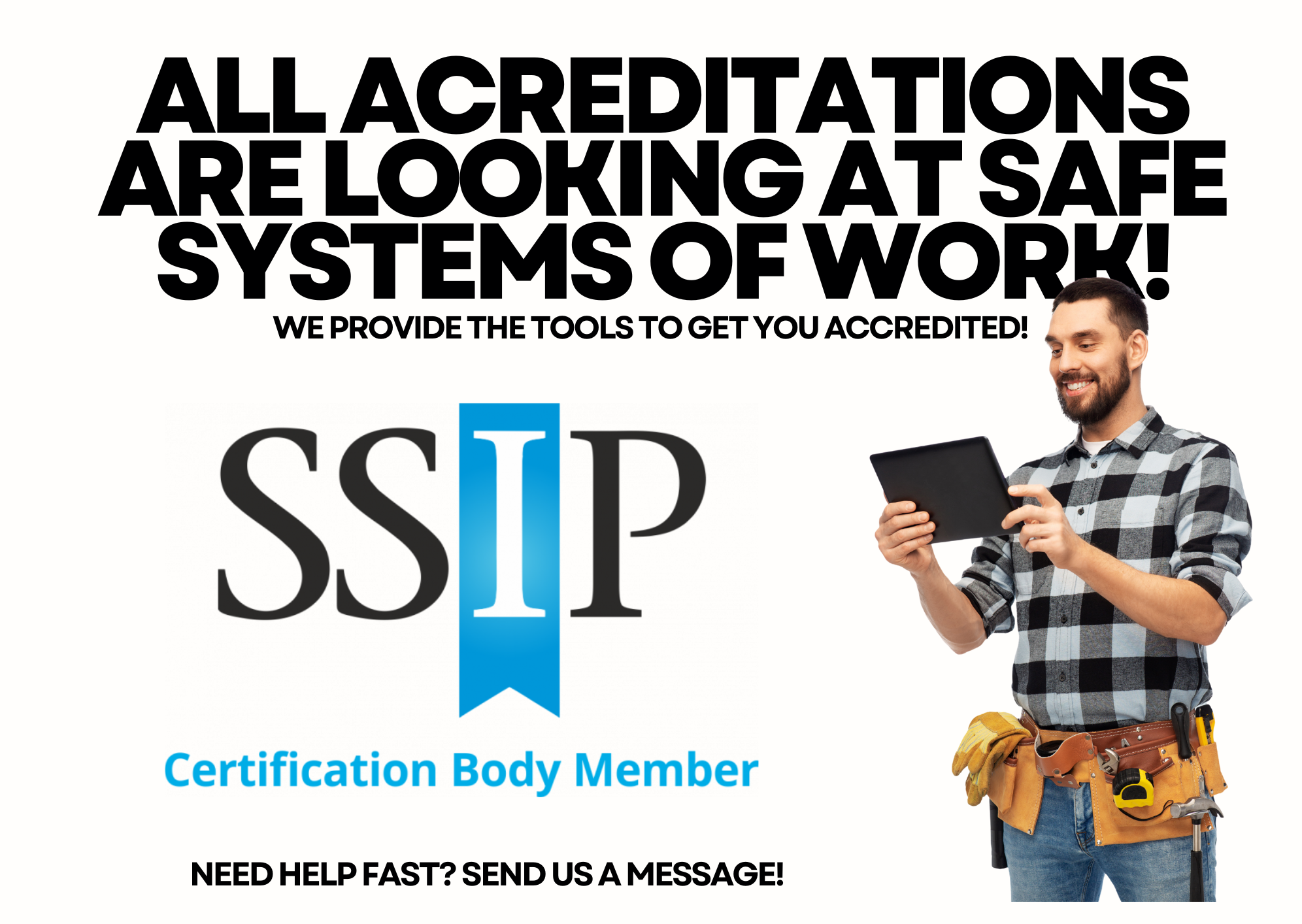 Get SSIP accreditation fast with Safety Hangar Health and Safety Software