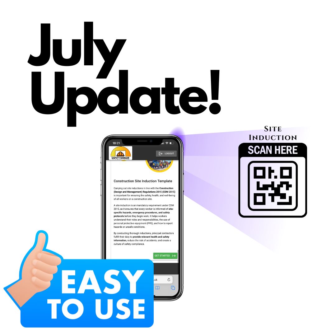 Safety Hangar QR code Site inductions